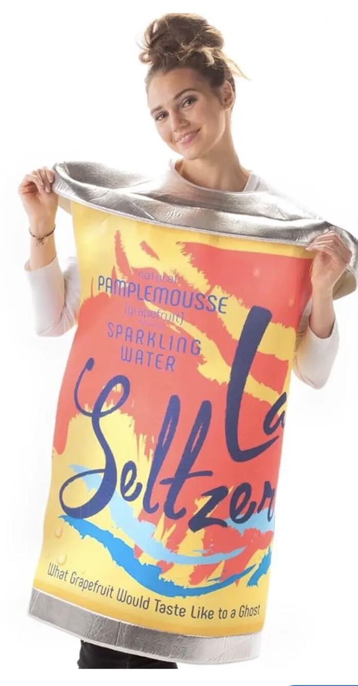 Hauntlook Tequila & Seltzer Halloween Couples Costume  Adult Beverage One Size